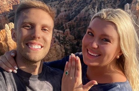 Chloe Trautman with her boyfriend Chris Long