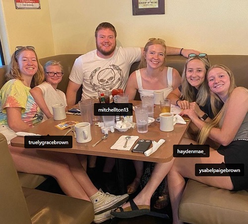Christine Brown has five daughters Mykelti Brown, Aspyn Brown, Ysabel Brown, Gwendlyn Brown, and Truely Brown