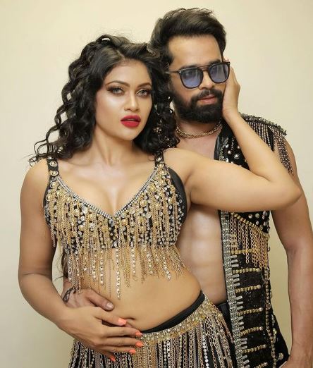 Chulakshi Ranathunga with her dance partner