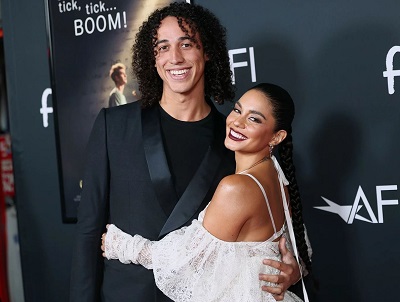 Cole Tucker with his girlfriend Vanessa Hudgens