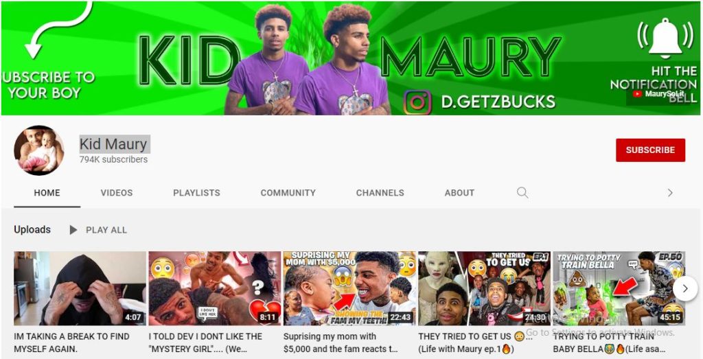 Damaury Mikula Youtube channel