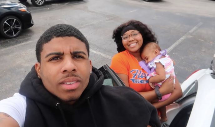 Damaury Mikula with Ll_destinny and his daughter Bella