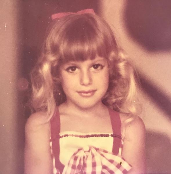 Dominique's childhood photo