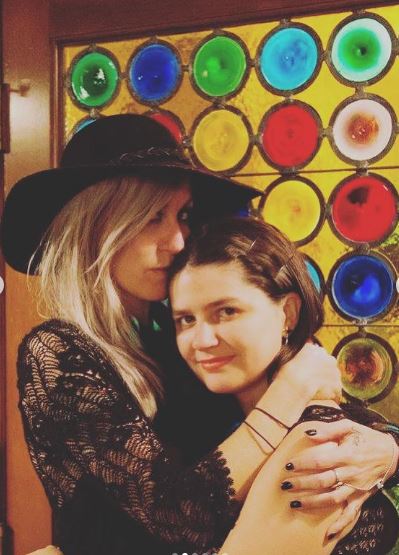 Dylan Meyer with her younger sister Madeline Meyer