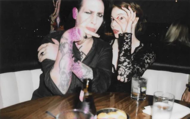 Esme Bianco with Marilyn Manson