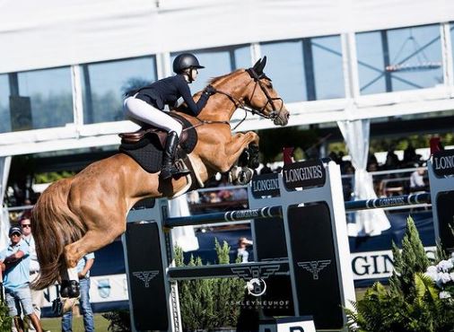 Eve Jobs is an equestrian star