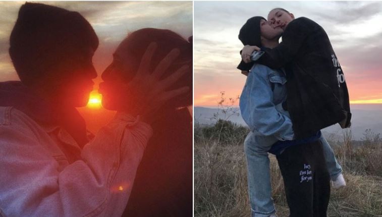 Eve Jobs with her boyfriend Harry Hudson
