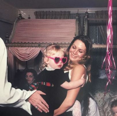 Getty with her mother Alyssa Boothby