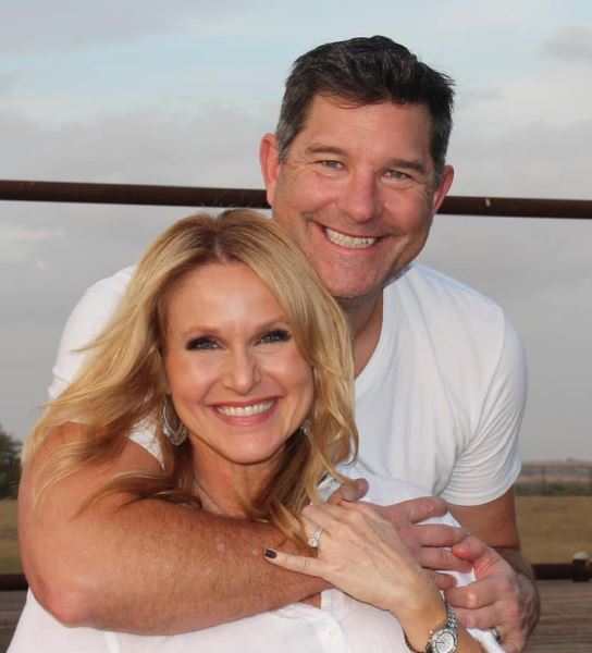 Gwen Harrison with her husband Tyler Gold