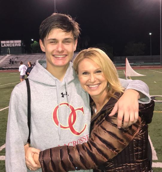 Gwen Harrison with her son