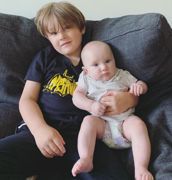 Hannah Daughtry's kids Liam and Lilly