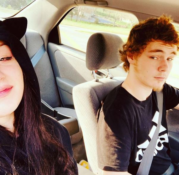 Hannah with her boyfriend
