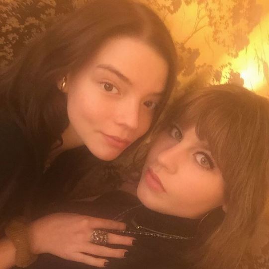 Ivy Getty with her bestie Anya Taylor-Joy