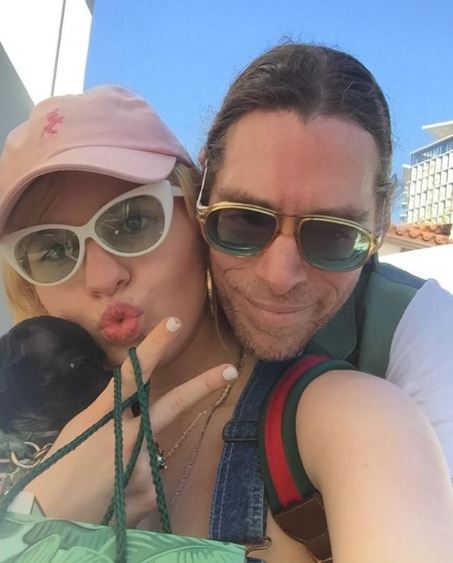 Ivy Love Getty with her dad John Gilbert Getty