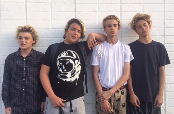 Jack Depp and his friends