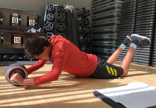 Jaden Michael does regular exercise