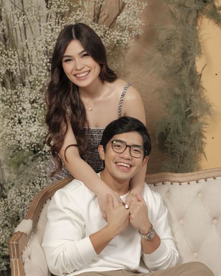 Jed Patricio with his wife Gianna Revilla