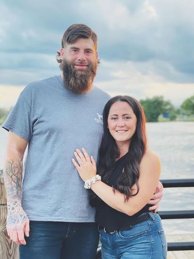Jenelle Evans with her husband David Eason