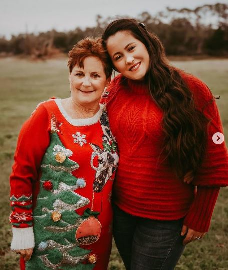 Jenelle Evans with her mother Barbara Evans