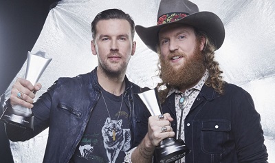 John Osborne with his brother T.J Osborne