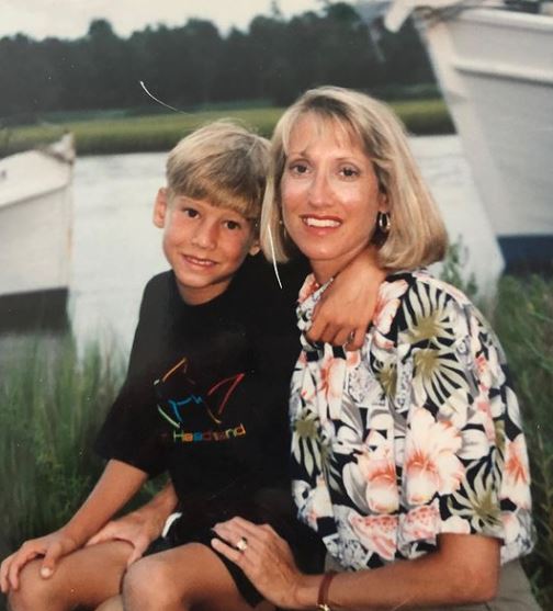 Kroll_s childhood photo with his mom Wendy Kroll