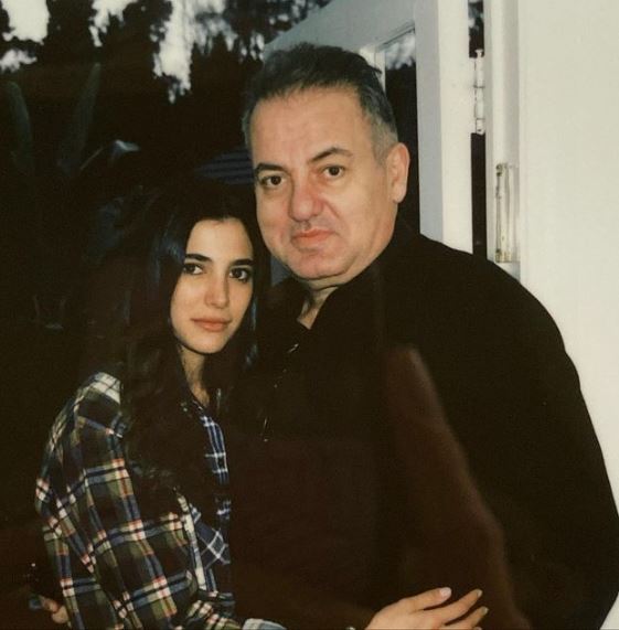 Lauren Perez with her father