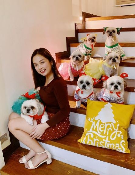 Legaspi is a dog lover