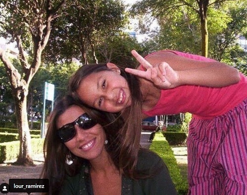 Luisa Rubino is very close with her mother Lourdes Ramírez