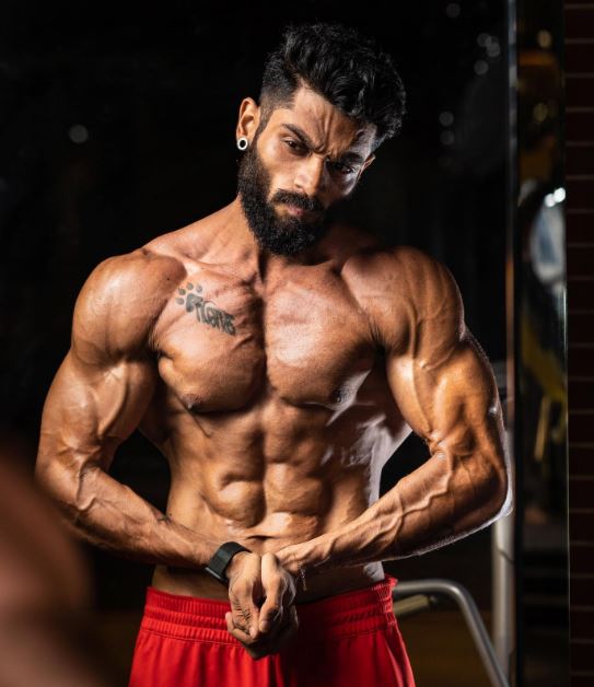 Manikandan is a bodybuilder