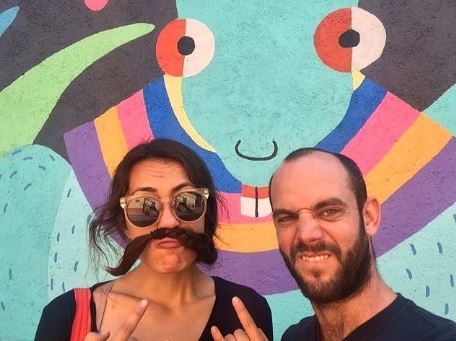 Mayra Hermosillo with her boyfriend Angel De Guillermo