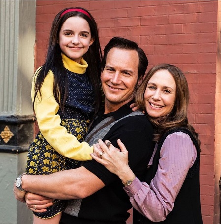Mckenna Grace with her father Ross and mother Crystal