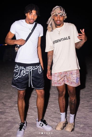 Mikula with his brother Devron Mikula