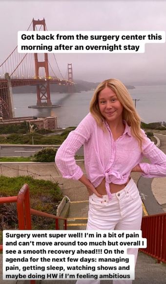 Miranda McKeon surgery went well