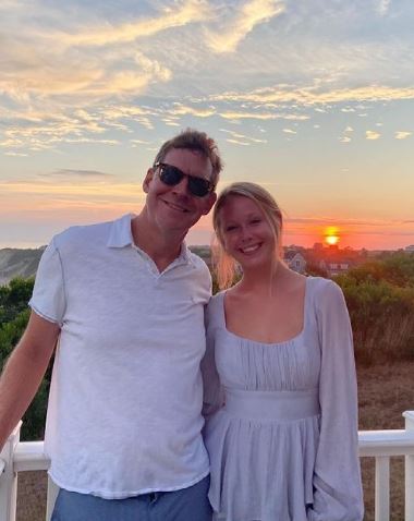 Miranda McKeon with her father