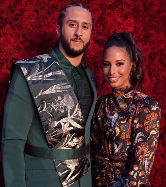Nessa Diab with her boyfriend Colin Kaepernick