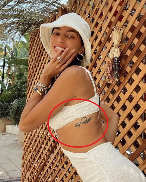 Nicole Williams has multiple tattoos on her body