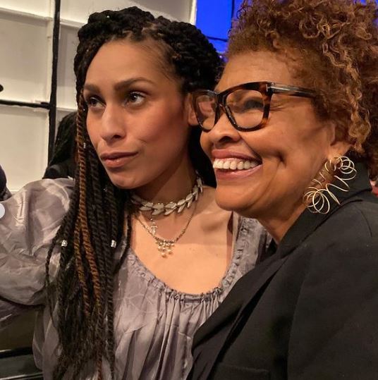 Opal Stone Perlman with her daughter