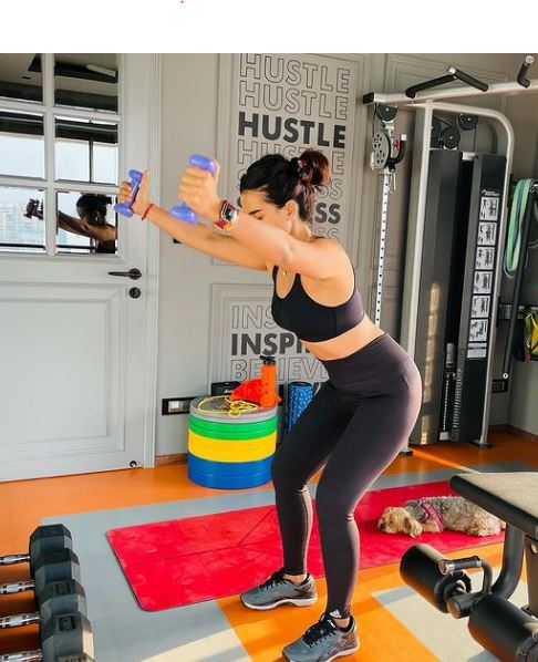 Patralekha Paul does regular workout