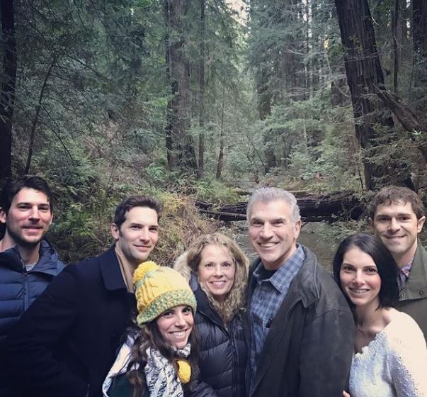Paul Boukadakis with his family