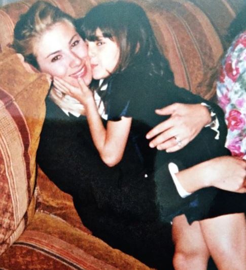 Perez with her mom Nicole Perez