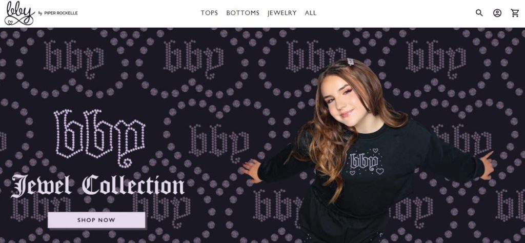 Piper Rockelle clothing store