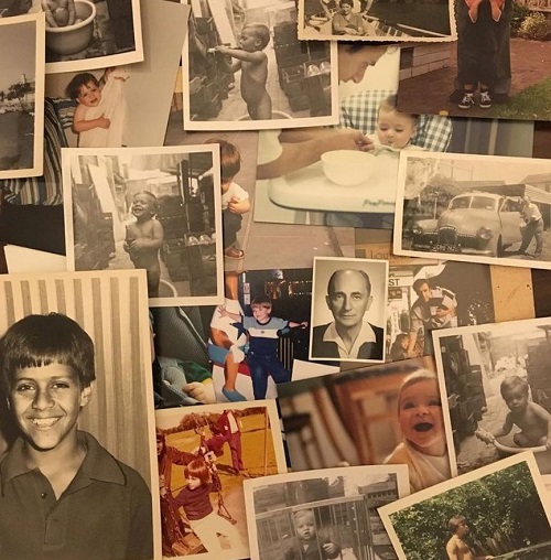Pottery Boy shared a collage of his childhood pictures