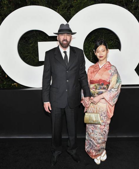 Riko with her husband Nicolas Cage