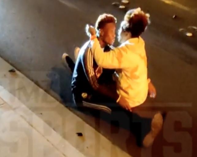 Rudy Washington and Henry Ruggs after car crash