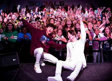 Sebastian Moy at his first show in New Jersey