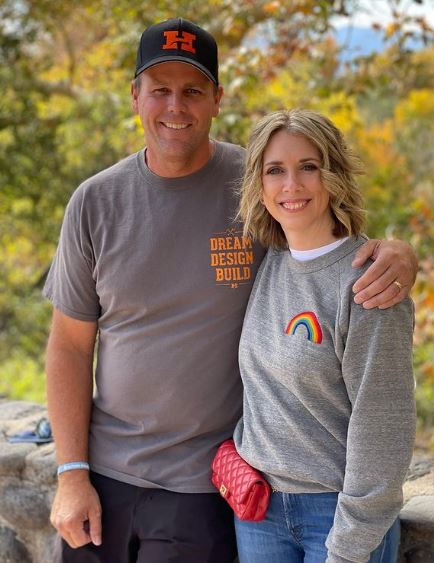 Shawn Hochuli with his wife