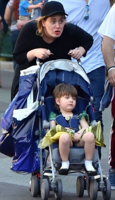Simon Konecki's ex-wife Adele and son Angelo Adkins