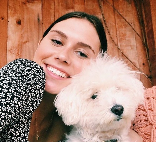 Sophie Flay is a dog lover