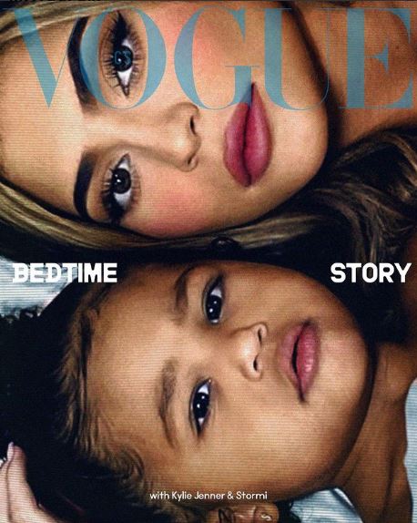 Stormi Webster featured on Vogue magazine cover