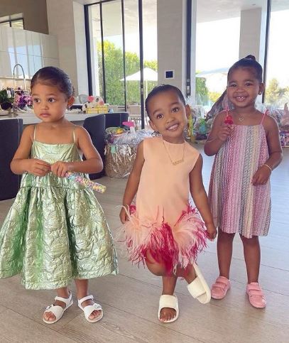 Stormi and her cousins